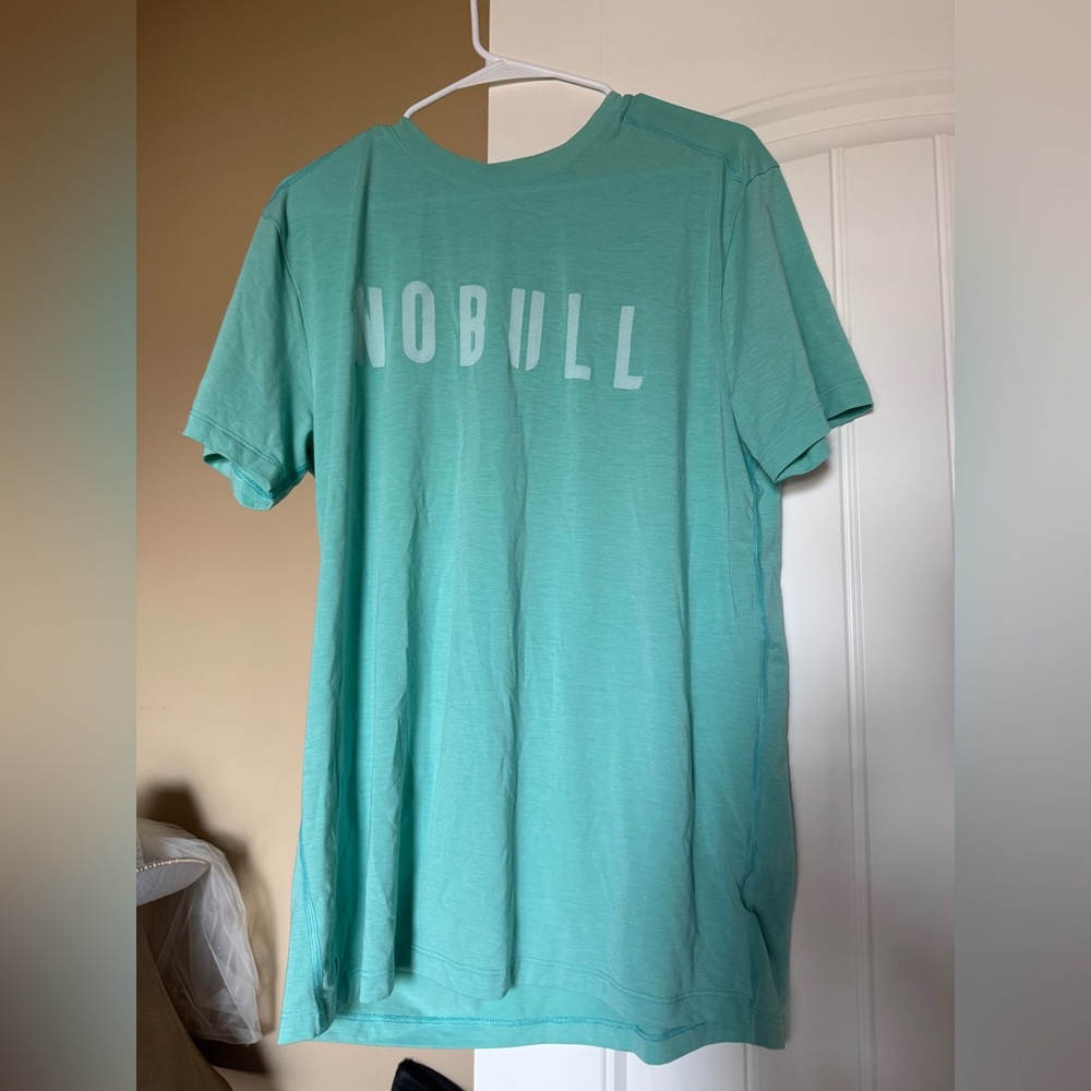 NOBULL Aqua Tee with White Logo